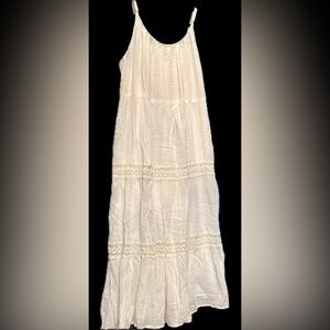 NWT, White Lace-Trim Maxi Skirt - Women's Skirt